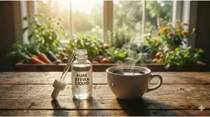 Pure liquid stevia extract for intermittent fasting and metabolic health.