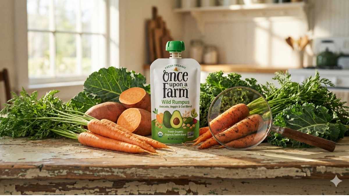 Once Upon a Farm Clean Label Project Purity Award testing for lead and heavy metals.