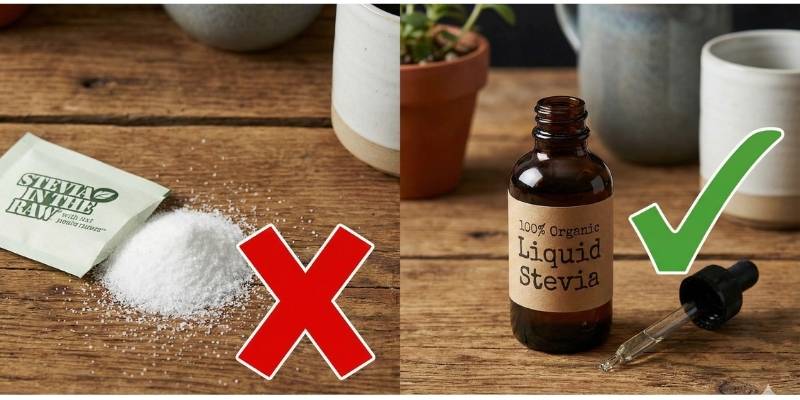 Comparison of fake powdered stevia with fillers versus pure organic stevia liquid drops for metabolic health. Comparison of fake powdered stevia with fillers versus pure organic stevia liquid drops for metabolic health.