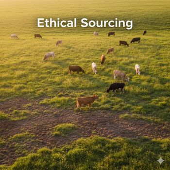 Regenerative farm with grass-fed cattle, emphasizing the ethical sourcing of Serenity Kids Baby Food for purity. Regenerative farm with grass-fed cattle, emphasizing the ethical sourcing of Serenity Kids Baby Food for purity.