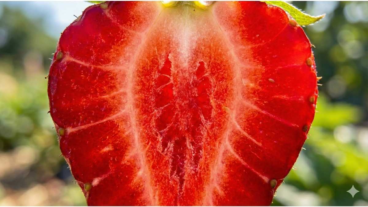 Proactive protection: A family chooses organic strawberries for definitive safety and confident heart health benefits.