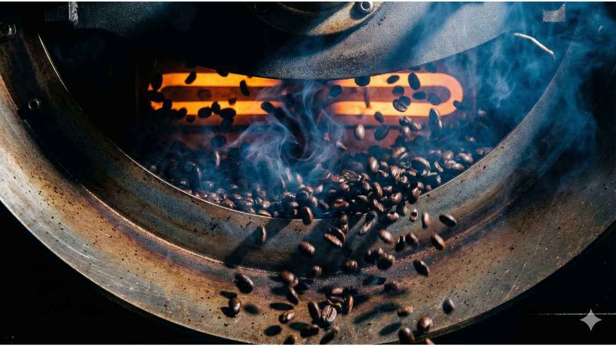 Bar chart comparing Ochratoxin A levels in Light Roast vs Dark Roast coffee