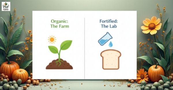 organic vs fortified